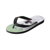 Samoyed Painting - Cute Original Dog Art Kinder Teenslippers (Schuin)