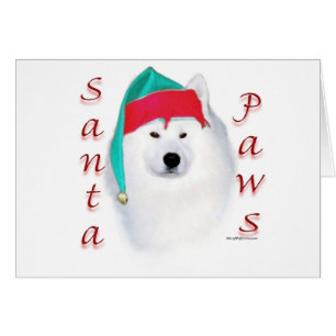 Samoyed Père Noël Paws