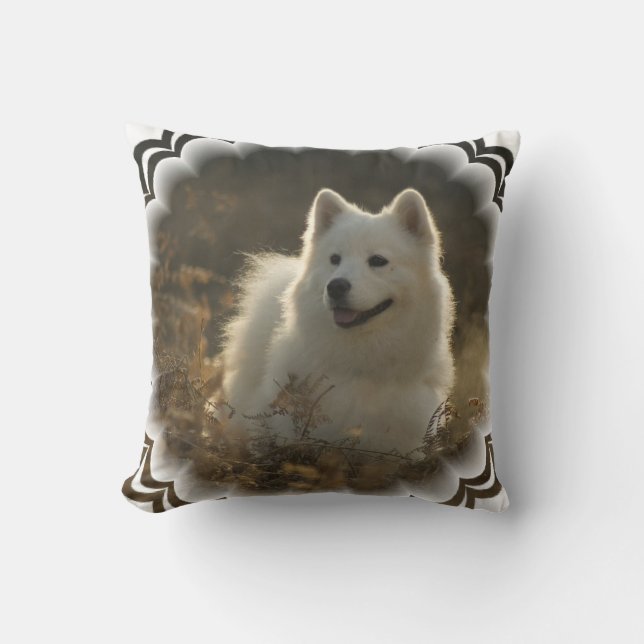 Samoyed Pillow Kussen (Voorkant)