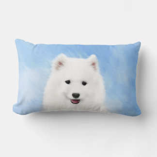 Samoyed Puppy Painting - Cute Original Dog Art Kussen