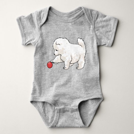 Samoyed Puppy Romper (Voorkant)