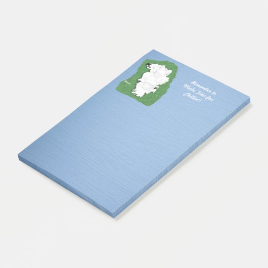 Samoyed Relaxation Post-it® notes, 4 x 6 inch Notes (Schuin)