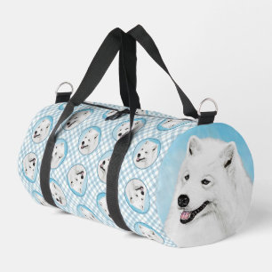 Samoyed Schilderen Wit Schattige Originele Pet Dog Plunjezak