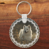 Samoyed Sleutelhanger (Voorkant)