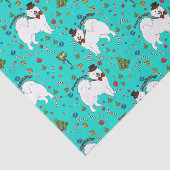 Samoyed "Snazzy Sam" Holiday Wrapping Tissue Tissuepapier (Detail)