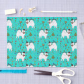 Samoyed "Snazzy Sam" Holiday Wrapping Tissue Tissuepapier (Craft)