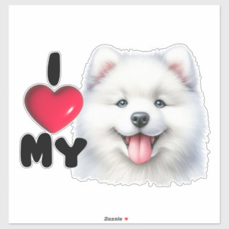 Samoyed Sweetheart Sticker