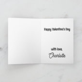 Samoyed Valentijnsdag Kaart (Binnen)