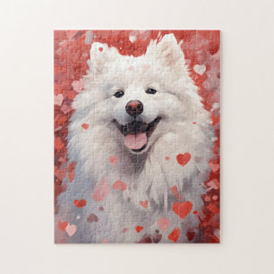 Samoyed Valentijnsdag Legpuzzel