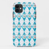 Samoyed Winter Holiday Diamond Pattern Case-Mate iPhone Case (Achterkant)