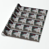 Samoyed Wrapping Paper Cadeaupapier (Uitgerold)