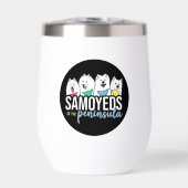 Samoyeds du logo de la péninsule (Avant)