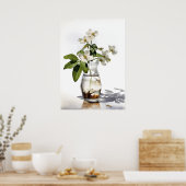 Sampaguita, ook bekend als Jasminum Sambac Poster (Keuken)