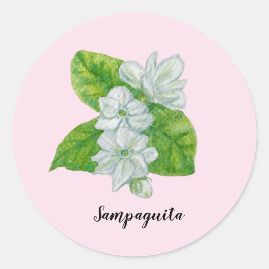 Sampaguita Sticker (Voorkant)