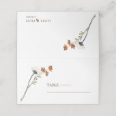 Sample Eén Wilde Bloem Bruiloft (Buitenkant ongevouwen)