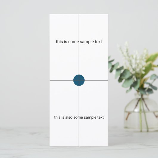 sample test Trouwprogramma (Staand voorkant)