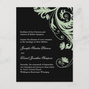 Sample Wedding Briefkaart voor Jen