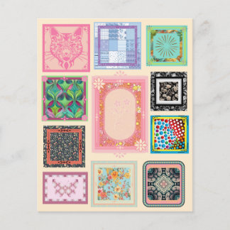 Sampler Scrapbook Paper met miniatuur Lijsten