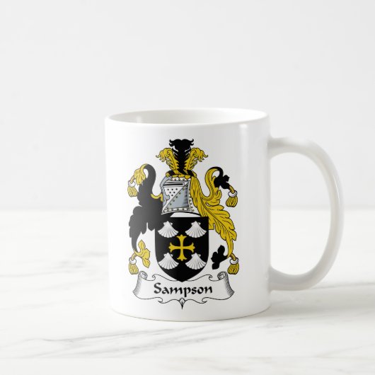 Sampson Family Crest Koffiemok (Rechts)