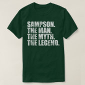 SampsonSampson Achternaam Sampson Achternaam Samps T-shirt (Design voorkant)