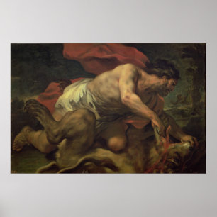 Samson en de Lion Poster