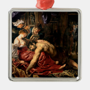 Samson en Delilah, c.1609 Metalen Ornament