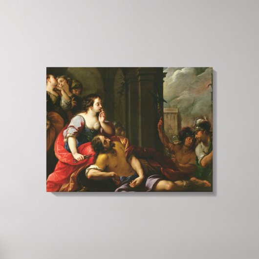 Samson en Delilah Canvas Afdruk (Voorkant)