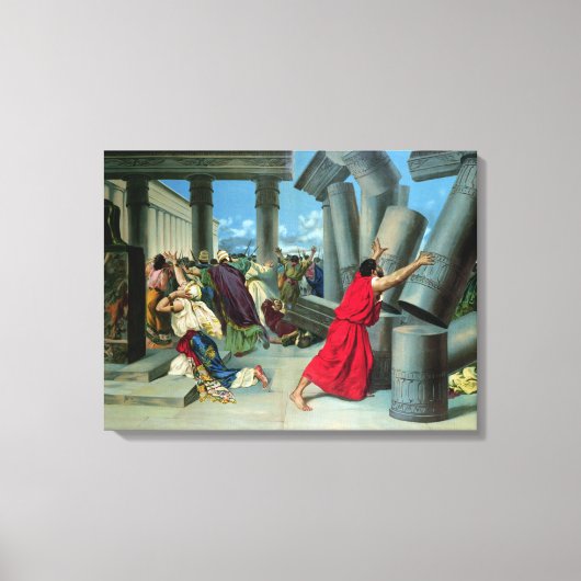 Samson en Delilah Canvas Afdruk (Voorkant)