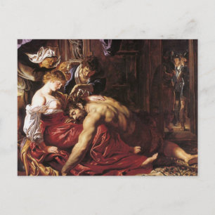Samson en Delilah door Peter Paul Rubens Briefkaar Briefkaart
