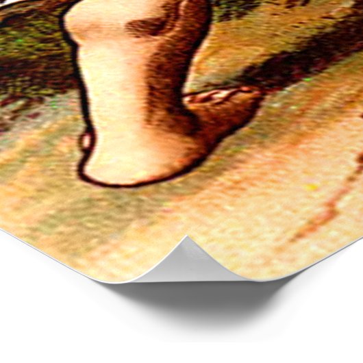 samson tuant une petite affiche de lion (Coin)