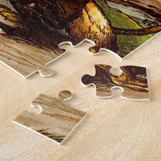 samson tuant une petite conception de puzzle de (Côté)