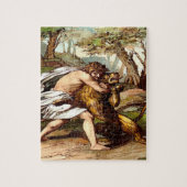 samson tuant une petite conception de puzzle de (Vertical)