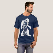 Samsquanch Vertical Text T-shirt (Voorkant volledig)