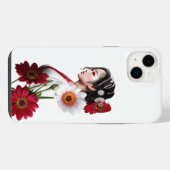 Samsung et coques iphone avec Flower Geisha (Verso Horizontal)