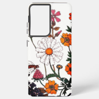 Samsung Galaxy21 Ultra hoesje Flower Design Samsung Galaxy Hoesje