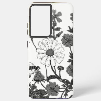 Samsung Galaxy21 Ultra hoesje Flower Design Samsung Galaxy Hoesje