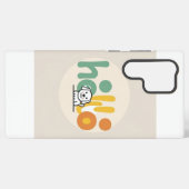 Samsung Galaxy Coque mobile mignon "Hello" (Verso Horizontal)