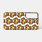 Samsung Galaxy Le Coque à fleurs (Verso Horizontal)