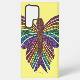Samsung Galaxy Papillon Arc-en-ciel (jaune) - Coque de téléphone