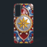 Samsung Galaxy S21 Coque Bahamas Couleurs<br><div class="desc">Protégez votre Samsung Galaxy S21 avec notre coque avec Bahamas Colors dans un design abstrait 3D étonnant, présentant une représentation de pierres précieuses. Inspiré par la beauté vibrante des Bahamas, ce coque allie turquoise et dorée, captant l'essence de l'élégance tropicale. Le design en pierres précieuses ajoute une touche de luxe,...</div>