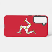 Samsung Galaxy S21 Coque Drapeau de l'île de Man (Verso Horizontal)