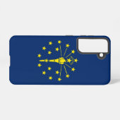 Samsung Galaxy S21 Coque Drapeau de l'Indiana, Éta (Verso Horizontal)