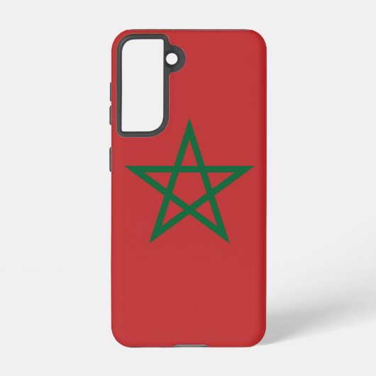 Samsung Galaxy S21 Coque Drapeau du Maroc (Verso)