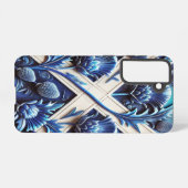 Samsung Galaxy S21 Coque Scottish Thistles Design (Verso Horizontal)