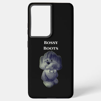 samsung galaxy s21 hoesje Bossy Boots ontwerp Samsung Galaxy Hoesje
