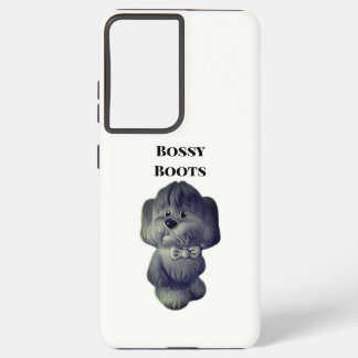 samsung galaxy s21 hoesje Bossy Boots ontwerp Samsung Galaxy Hoesje