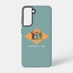 Samsung Galaxy S21 Hoesje Flag of Delaware, Vereni