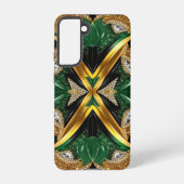 Samsung Galaxy S21 Hoesje Jamaicaanse kleuren (Achterkant)