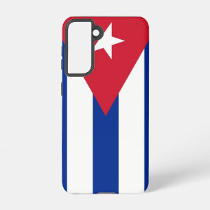 Samsung Galaxy S21 Hoesje Vlag van Cuba