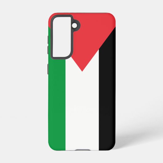 Samsung Galaxy S21 Hoesje Vlag van Palestina (Achterkant)